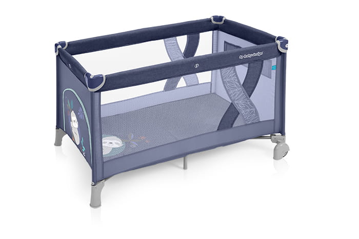 Łóżeczko turystyczne Baby Design Simple 2019  03 Blue