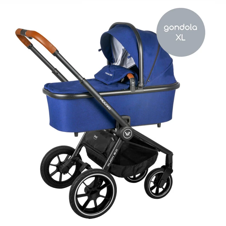 Wózek wielofunkcyjny Muuvo Quick 2.0 Deep Blue Sea (z gondolą XL)