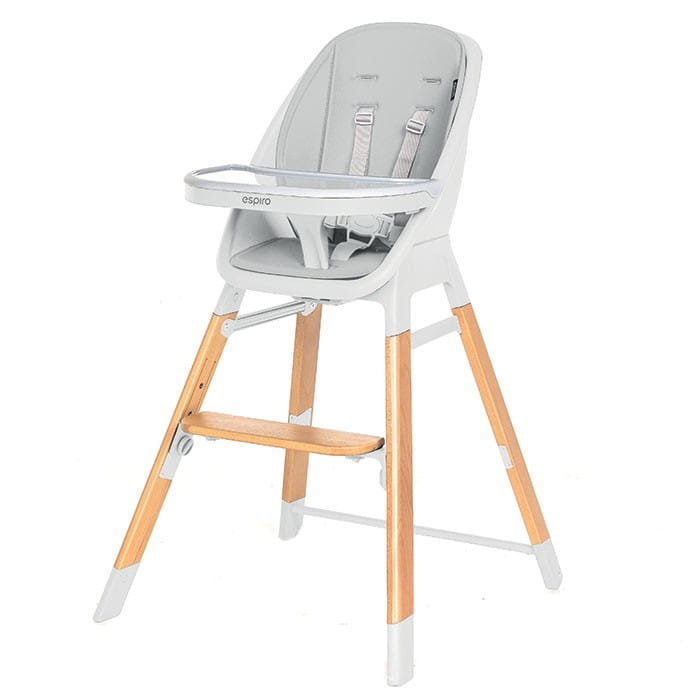 Krzesełko do karmienia Espiro Sense 4w1  27 White Gray