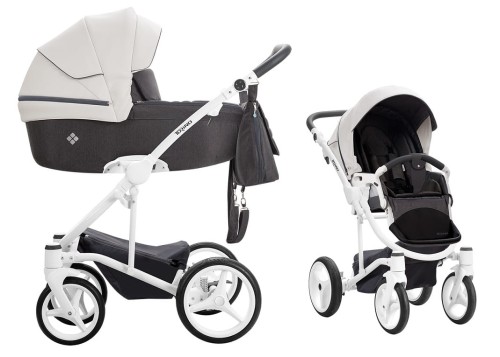 Wózek wielofunkcyjny Bebetto Torino 01 Biały stelaż