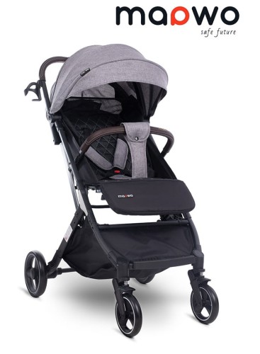 Wózek spacerowy Maawo Puer Jasno Szary
