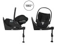 Fotelik samochodowy Cybex Cloud Z2 i-Size 0-13kg Deep Black (z opcjonalną bazą Isofix Base Z2)