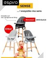 Krzesełko do karmienia Espiro Sense 4w1