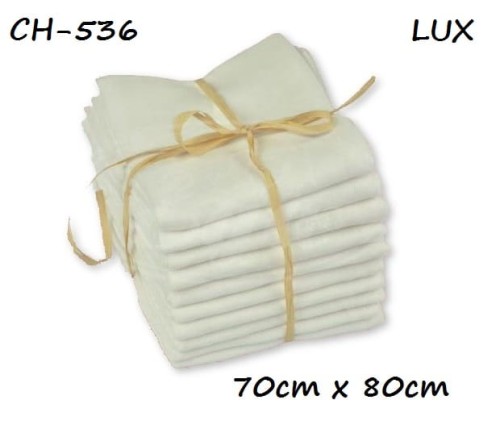 Pielucha tetrowa Ega LUX 70x80 Biała CH-536