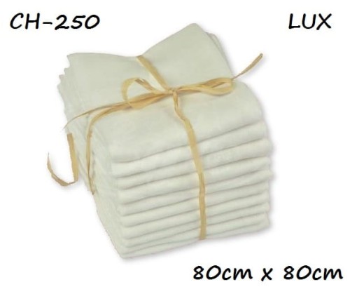 Pielucha tetrowa Ega LUX 80x80 Biała CH-250