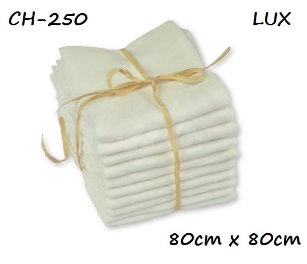 Pielucha tetrowa Ega LUX 80x80 Biała CH-250