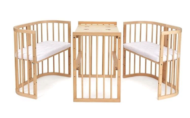 Łóżeczko Waldin 7w1 z materacem Natural
