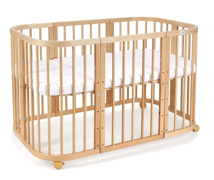 Łóżeczko Waldin 7w1 z materacem Natural