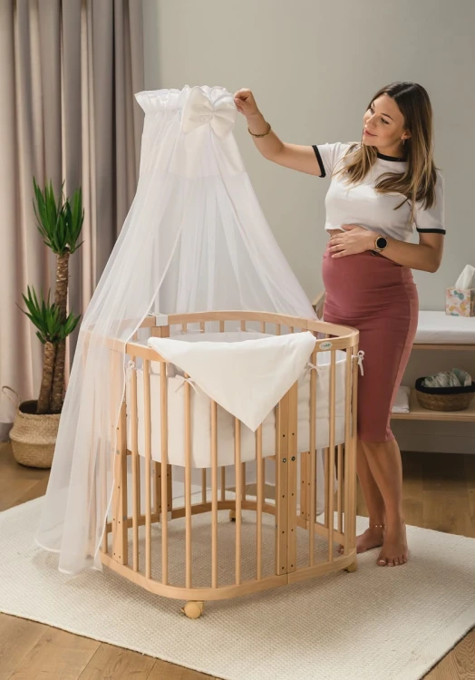Łóżeczko Waldin 7w1 z materacem Natural