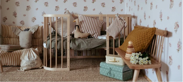 Łóżeczko Waldin 7w1 z materacem Natural