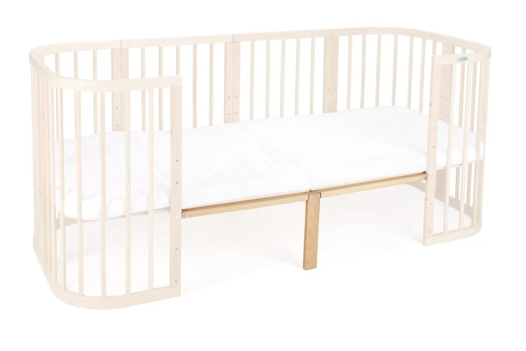 Łóżeczko Waldin 7w1 z materacem Natural (dodatkowe rozszerzenie  - opcja dodatkowo płatna)