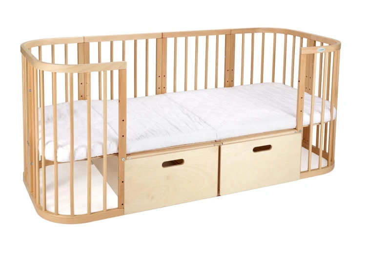 Łóżeczko Waldin 7w1 z materacem Natural (szuflada - opcja dodatkowo płatna)