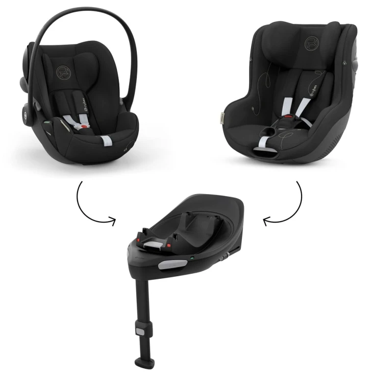 Fotelik samochodowy Cybex Cloud G i-Size 0-13kg Moon Black  (z opcjonalną bazą G do kupienia osobno)