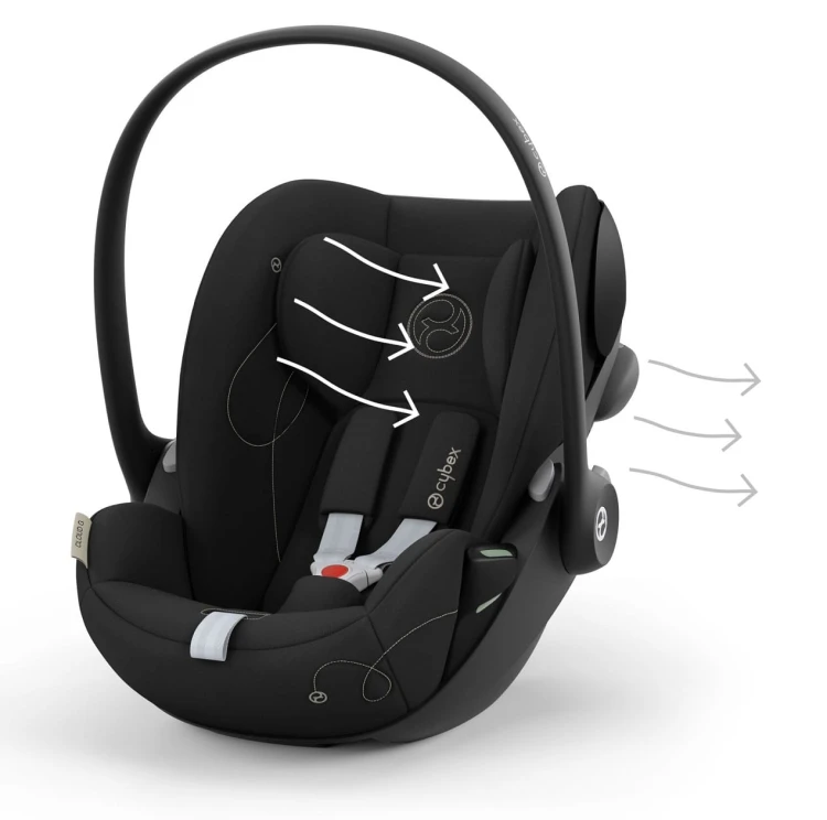 Fotelik samochodowy Cybex Cloud G i-Size 0-13kg Moon Black