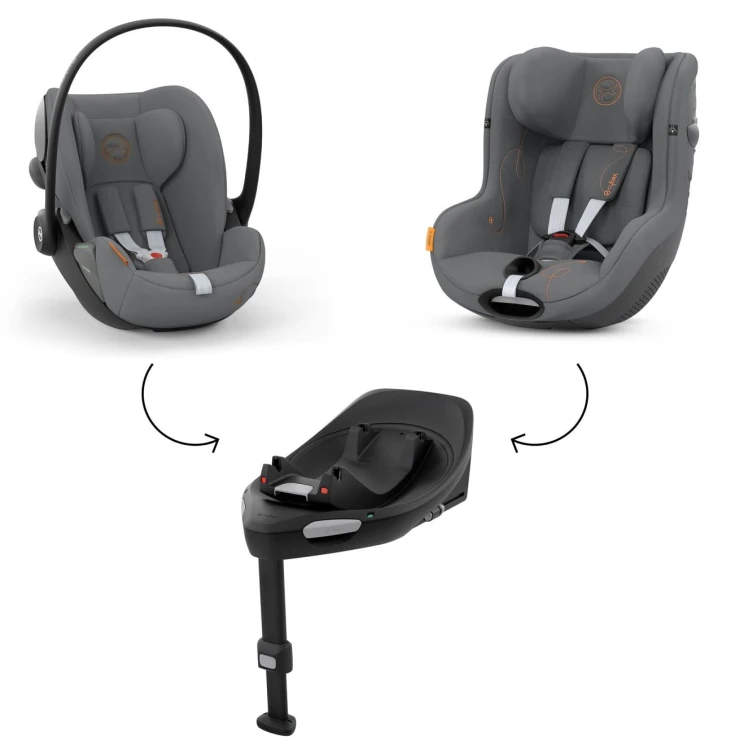 Fotelik samochodowy Cybex Cloud G i-Size 0-13kg Lava Grey (z opcjonalną Bazą G do kupienia osobno)