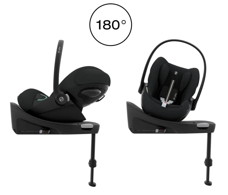 Fotelik samochodowy Cybex Cloud G i-Size Plus 0-13kg Moon Black ( z opcjonalną bazą G do kupienia osobno)