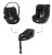 Fotelik samochodowy Cybex Cloud G i-Size Plus 0-13kg Moon Black ( z opcjonalną bazą G do kupienia osobno)