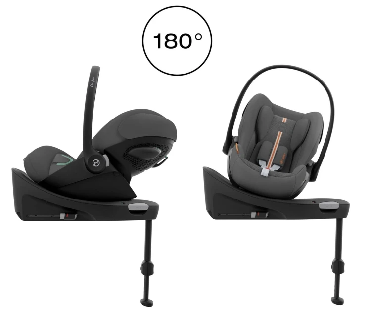 Fotelik samochodowy Cybex Cloud G i-Size Plus 0-13kg Lava Grey ( z opcjonalną bazą G do kupienia osobno)