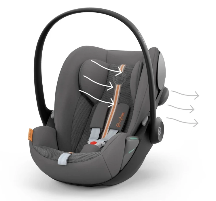 Fotelik samochodowy Cybex Cloud G i-Size Plus 0-13kg Lava Grey