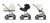 Wózek wielofunkcyjny Cybex Balios S Lux Seashell Beige TPE (z opcjonalnym fotelikiem do kupienia osobno)