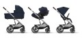 Wózek wielofunkcyjny Cybex Balios S Lux Ocean Blue SLV (z opcjonalnym fotelikiem do kupienia osobno)