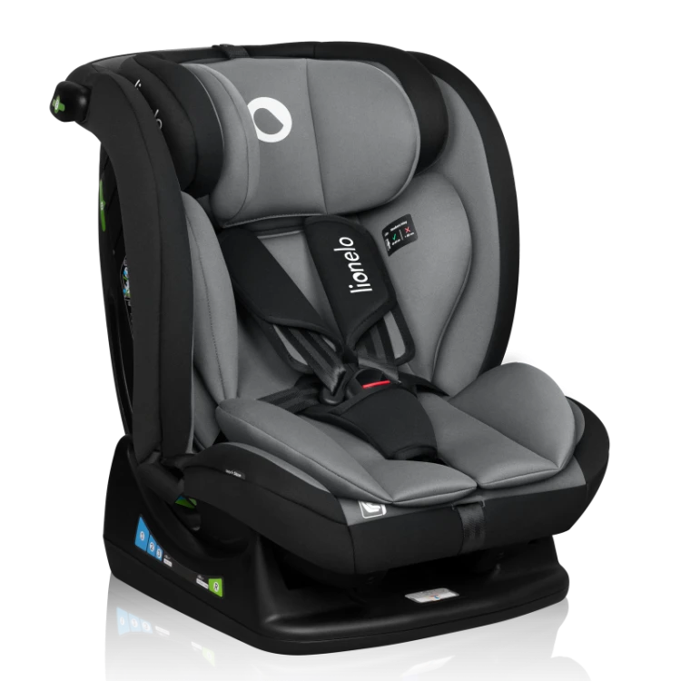 Fotelik samochodowy Lionelo Izzy i-Size 0-36kg Black Grey