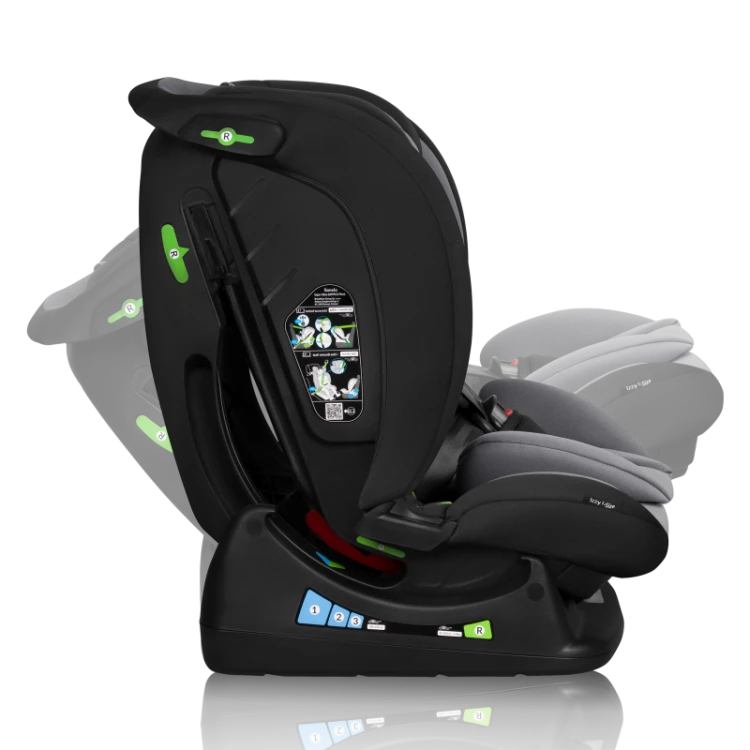 Fotelik samochodowy Lionelo Izzy i-Size 0-36kg Black Grey