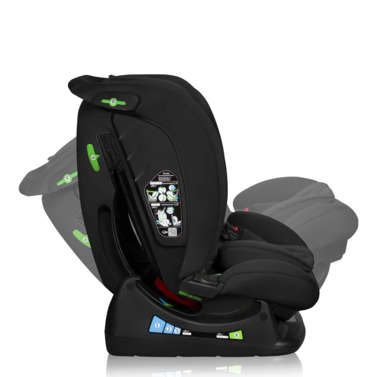 Fotelik samochodowy Lionelo Izzy i-Size 0-36kg Black Carbon