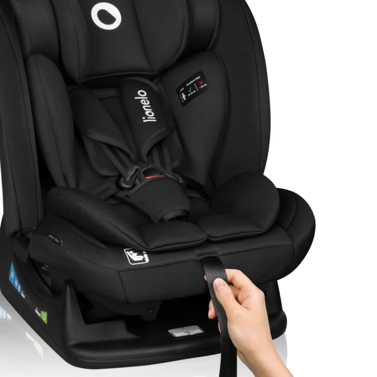 Fotelik samochodowy Lionelo Izzy i-Size 0-36kg Black Carbon