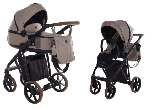 Wózek wielofunkcyjny Junama Smart 02 Beige (koła brązowe)