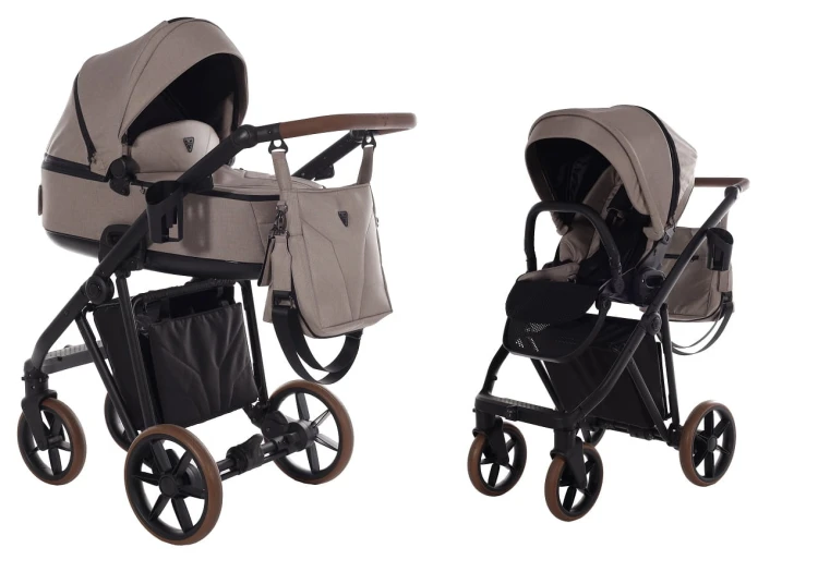 Wózek wielofunkcyjny Junama Smart 02 Beige (koła brązowe)