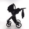 Wózek wielofunkcyjny Junama Smart 04 Black (z opcjonalnym fotelikiem do kupienia osobno)