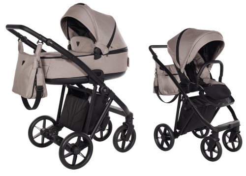 Wózek wielofunkcyjny Junama Smart 02 Beige (koła czarne)