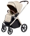 Wózek wielofunkcyjny 3w1 Carrello Vector Seashell Beige + fotelik Lionelo Astrid