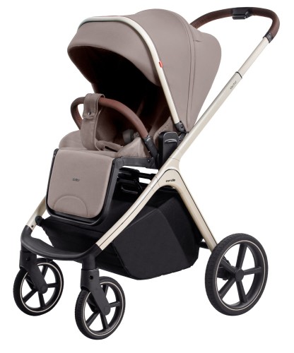 Wózek wielofunkcyjny 3w1 Carrello Vector Rock Beige + fotelik Lionelo Astrid