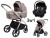 Wózek wielofunkcyjny 3w1 Carrello Vector Rock Beige + fotelik Lionelo Astrid