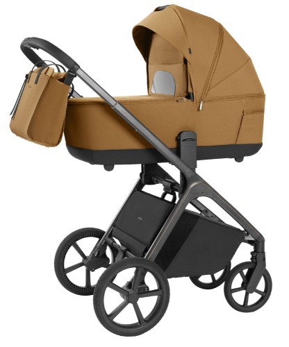 Wózek wielofunkcyjny 3w1 Carrello Vector Golden Beige + fotelik Lionelo Astrid