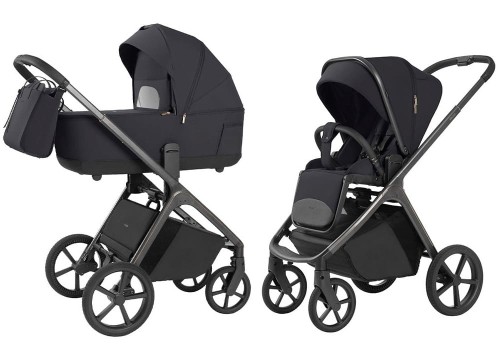Wózek wielofunkcyjny 3w1 Carrello Vector Shadow Black + fotelik Lionelo Astrid