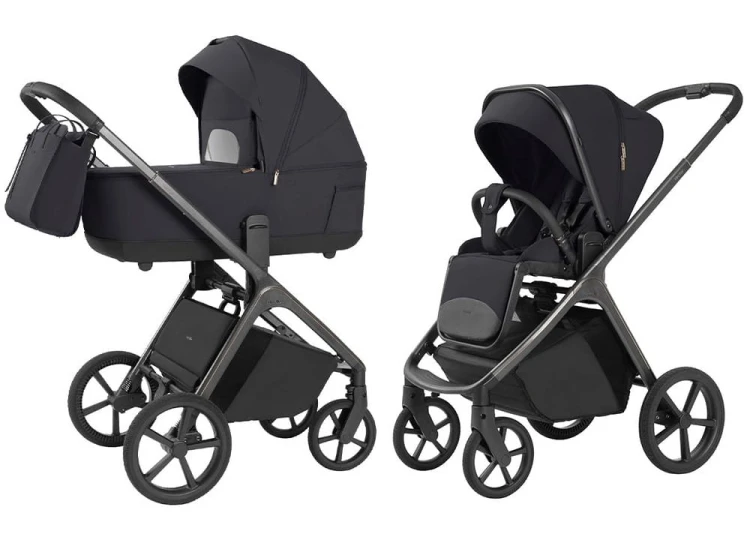 Wózek wielofunkcyjny 3w1 Carrello Vector Shadow Black + fotelik Lionelo Astrid