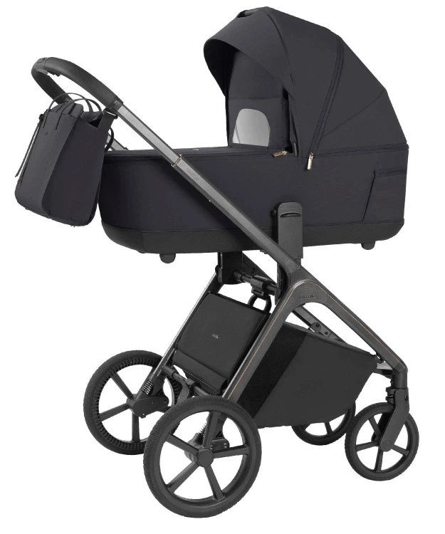 Wózek wielofunkcyjny 3w1 Carrello Vector Shadow Black + fotelik Lionelo Astrid