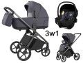Wózek wielofunkcyjny 3w1 Carrello Vector Ultimate Grey + fotelik Lionelo Astrid