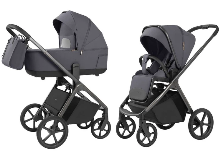 Wózek wielofunkcyjny 3w1 Carrello Vector Ultimate Grey + fotelik Lionelo Astrid