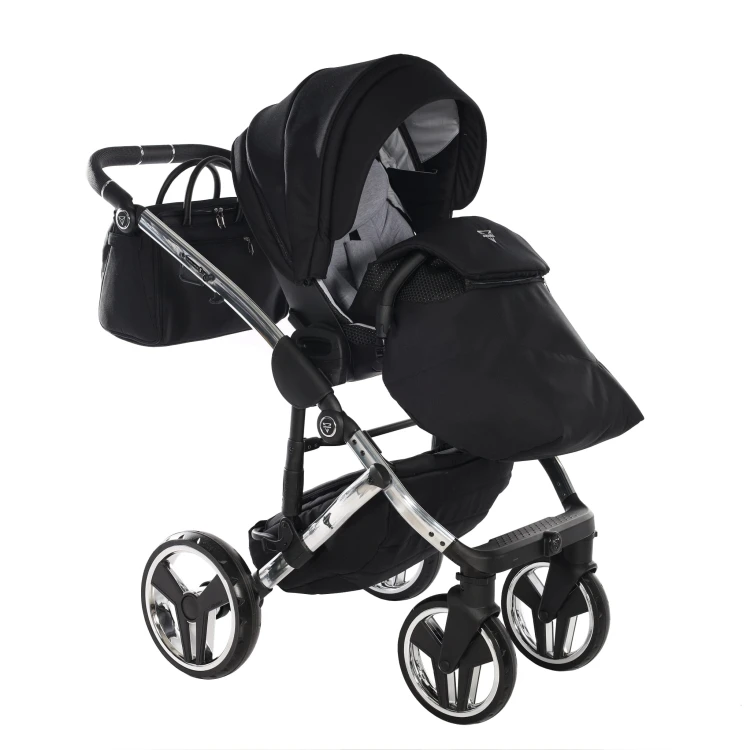 Wózek wielofunkcyjny Tako Junama Diamond S-Line V3 01 Black/Silver