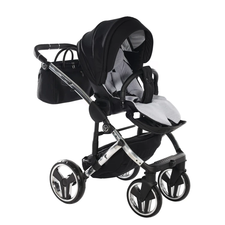Wózek wielofunkcyjny Tako Junama Diamond S-Line V3 01 Black/Silver