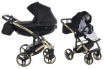 Wózek wielofunkcyjny Junama Diamond S-Line V3  02 Black/Gold