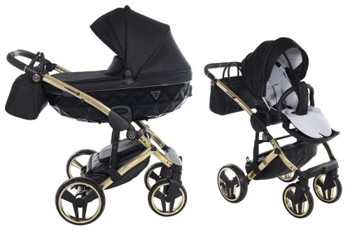 Wózek wielofunkcyjny Junama Diamond S-Line V3 02 Black/Gold