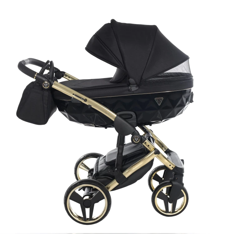 Wózek wielofunkcyjny Junama Diamond S-Line V3 02 Black/Gold