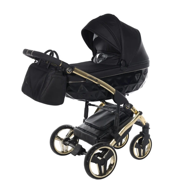 Wózek wielofunkcyjny Junama Diamond S-Line V3 02 Black/Gold