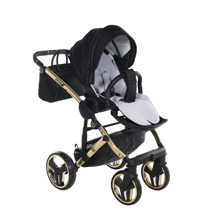 Wózek wielofunkcyjny Junama Diamond S-Line V3 02 Black/Gold