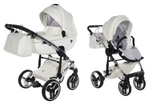 Wózek wielofunkcyjny Junama Fluo V3 Individual  15 White/Silver